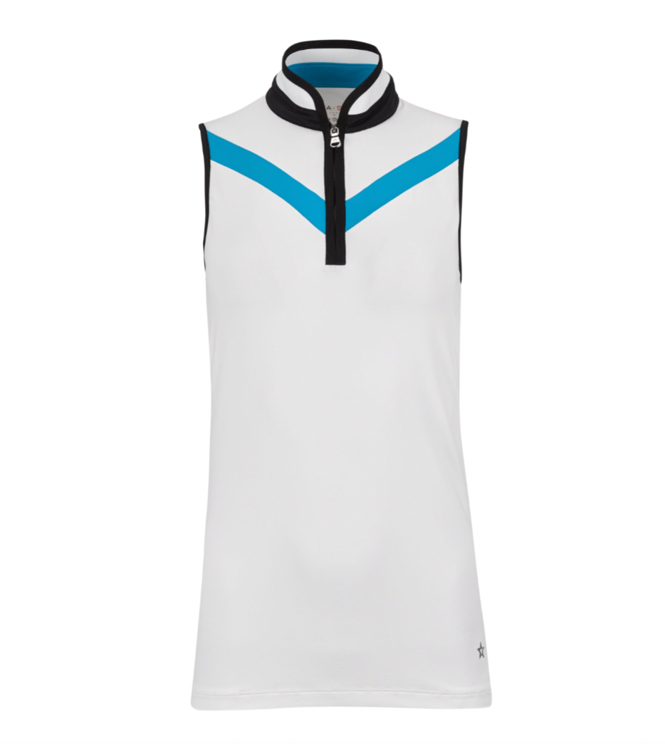 Lohla Sport The Bailey Sleeveless Top - White - Skorzie