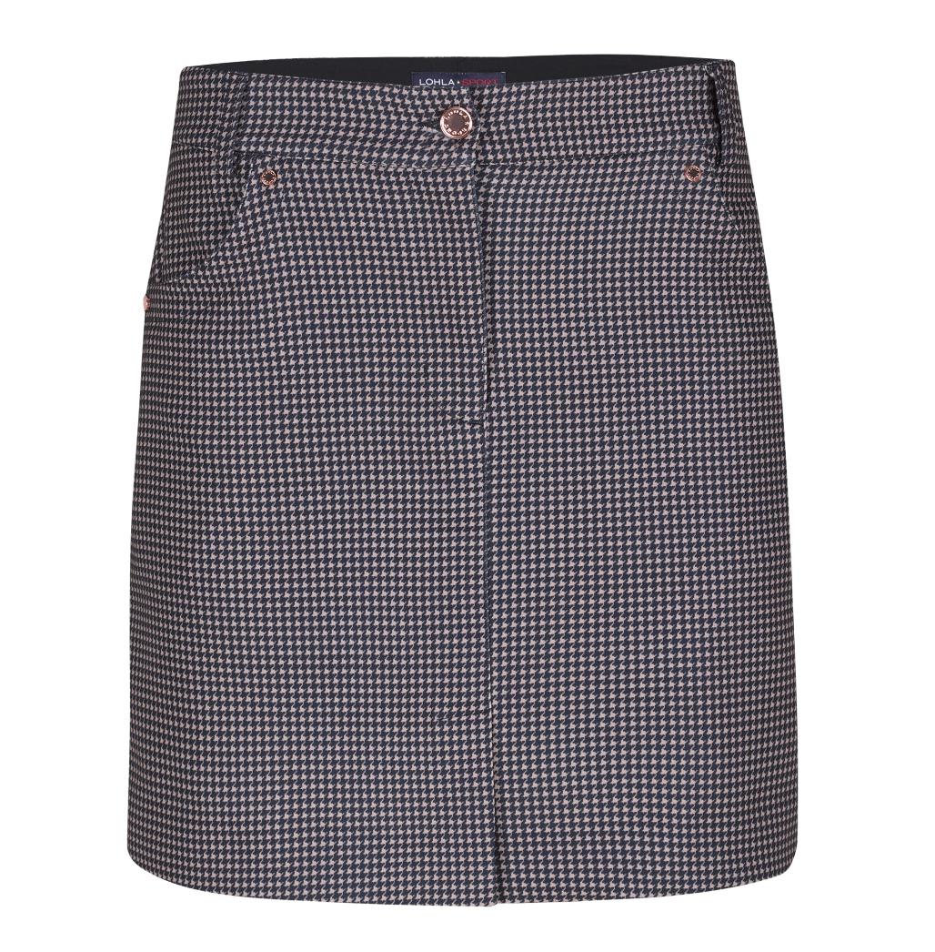 Lohla Sport The Houndstooth Print Skort - Navy - Skorzie