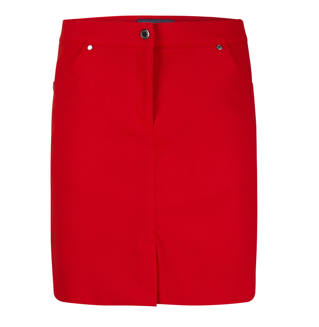 Lohla Sport The Stellar Stretch Skort 17" - Red - Skorzie