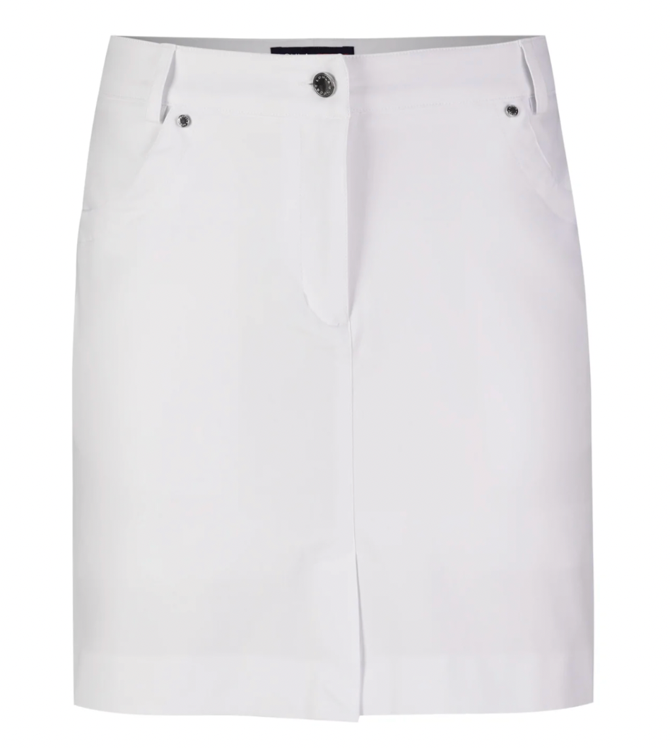 Lohla Sport The Stellar Stretch Skort 17" - White - Skorzie