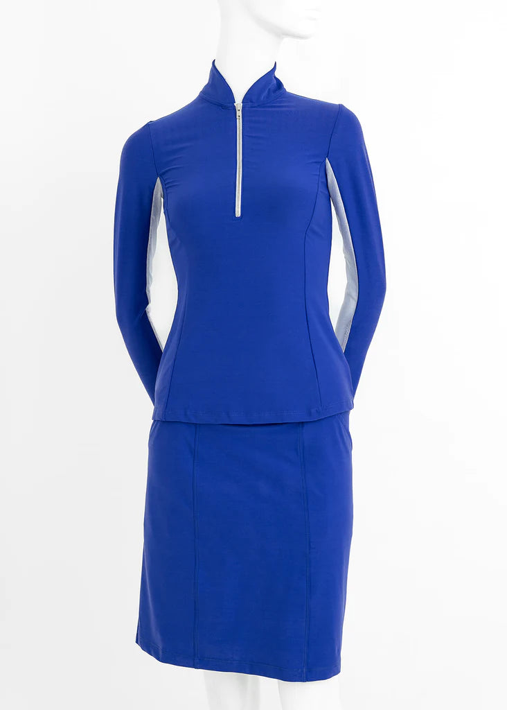Amy Sport Katelyn 2.0 Long Sleeve Top - Royal Blue - Skorzie