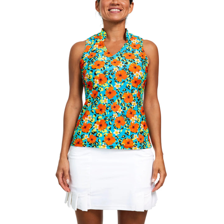 Tzu Tzu Tabitha Top - Tropicana (FINAL SALE ITEM) - Skorzie