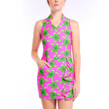 Tzu Tzu Sabrina Dress - Tortuga - Skorzie