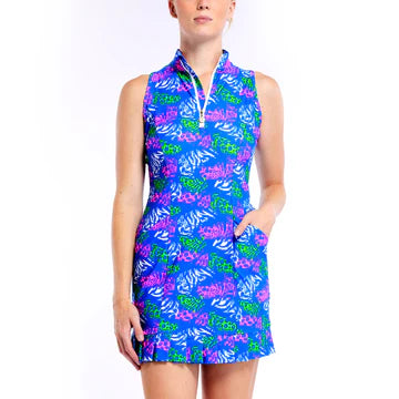 Tzu Tzu Shiloh Dress - Feather Party - Skorzie