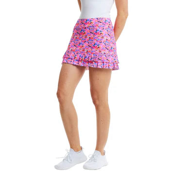 Tzu Tzu ChaCha Skort - Tickle Me Pink - Skorzie