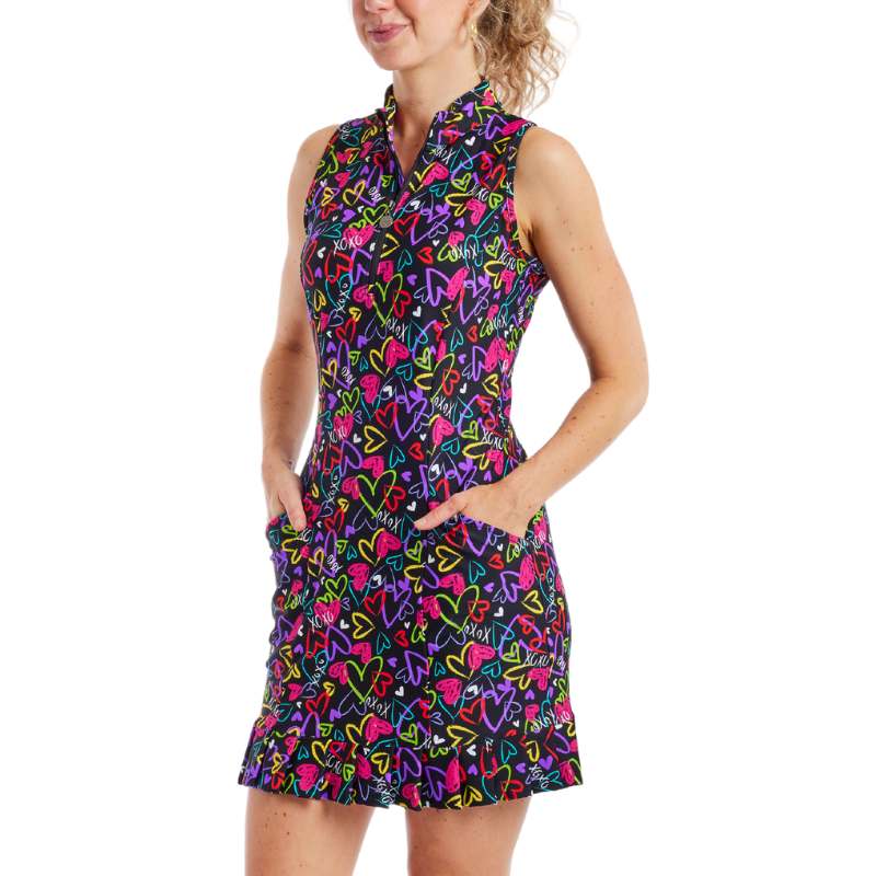 Tzu Tzu Shiloh Dress - Heartbreaker
