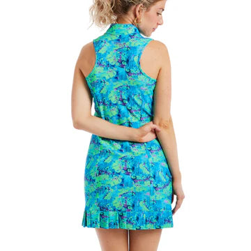 Tzu Tzu Shiloh Dress - Trippy Typhoon - Skorzie
