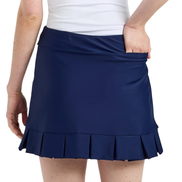 Tzu Tzu Womens Samba Indigo Skort - Not So Quite Navy