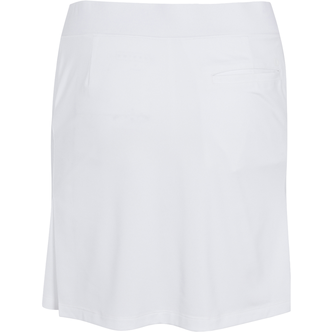 Dunning 17" Player Jersey Performance Skort- White with navy detail