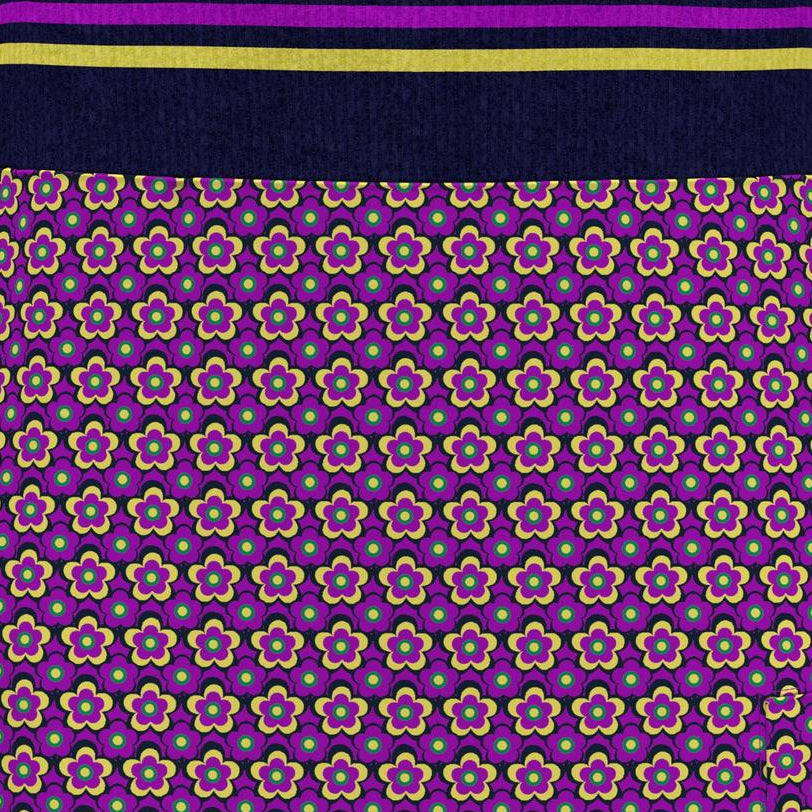 Penguin Womens Sloane Floral Pleated Skort (15') - Black Iris