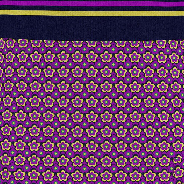 Penguin Womens Sloane Floral Pleated Skort (15') - Black Iris