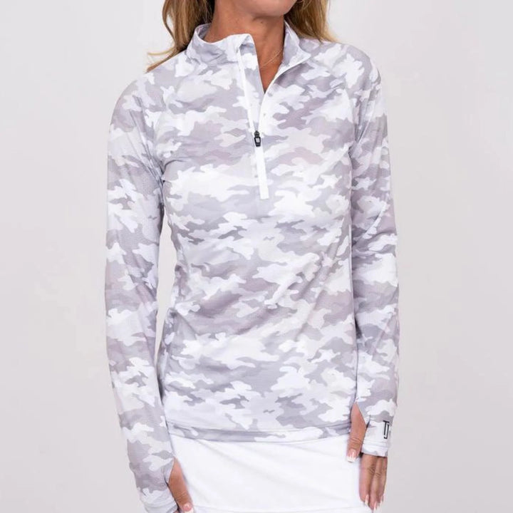TJ Sport Sun Shirt - White Camo - Skorzie