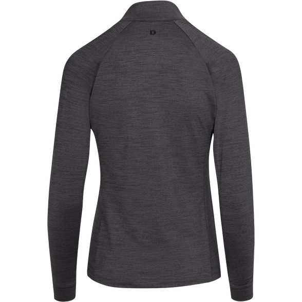 Dunning Golf Skylar Jersey Performance Full-Zip Jacket - Black Heather - Skorzie