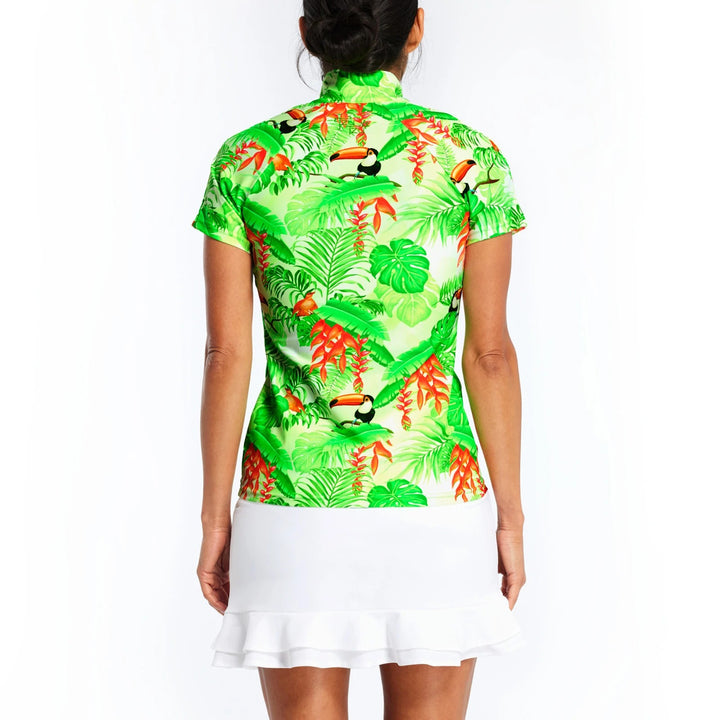 Tzu Tzu Lucy Tucan Jan Short Sleeve Top - Skorzie