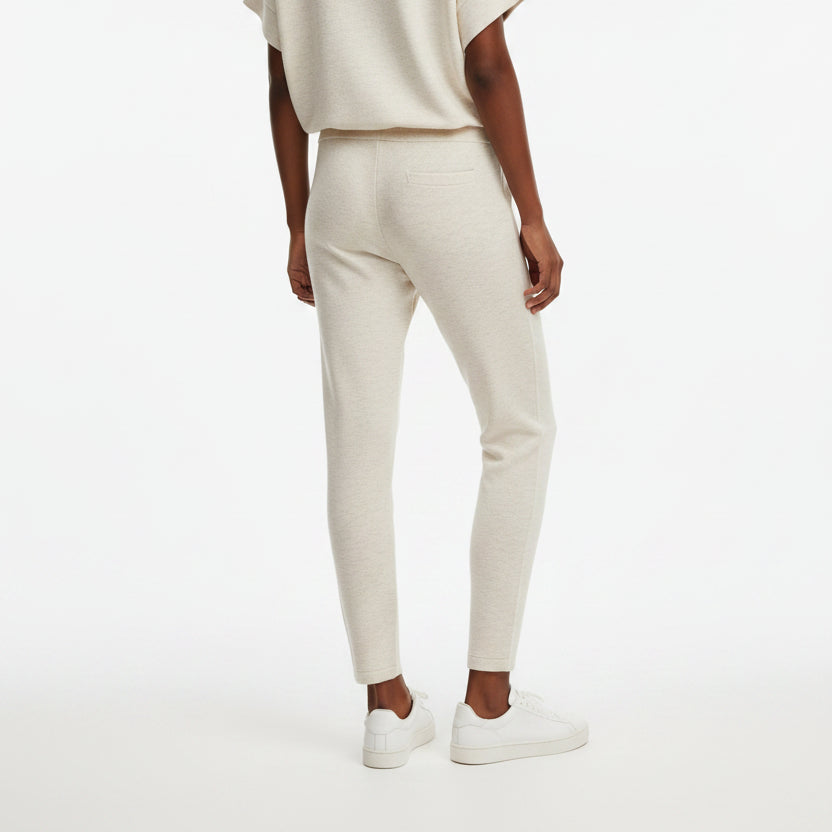 Varley Women's Pant The Slim (27.5") Ivory Marl Size XS