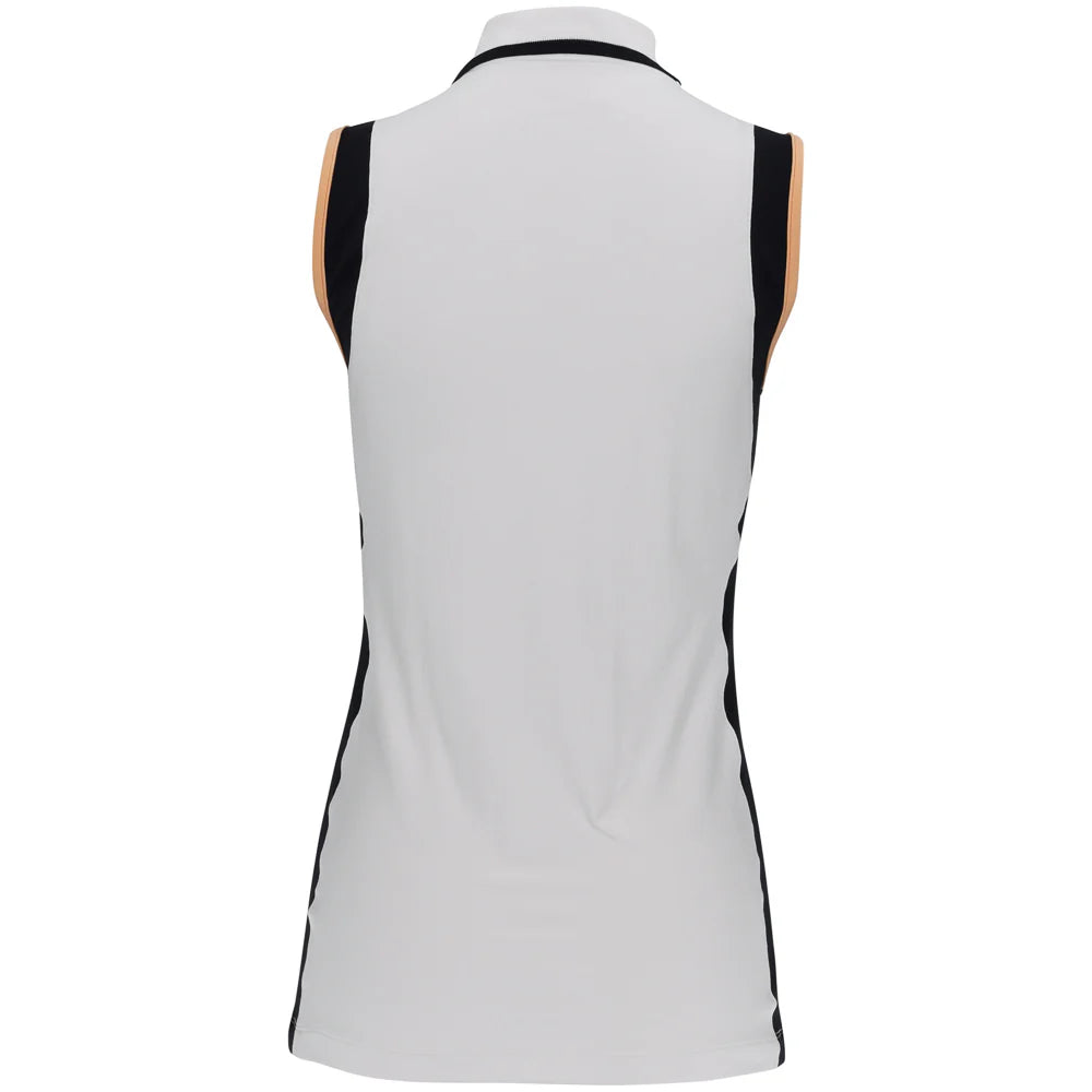 Lohla Sport Womens The Luna Sleeveless Top - White/Midnight