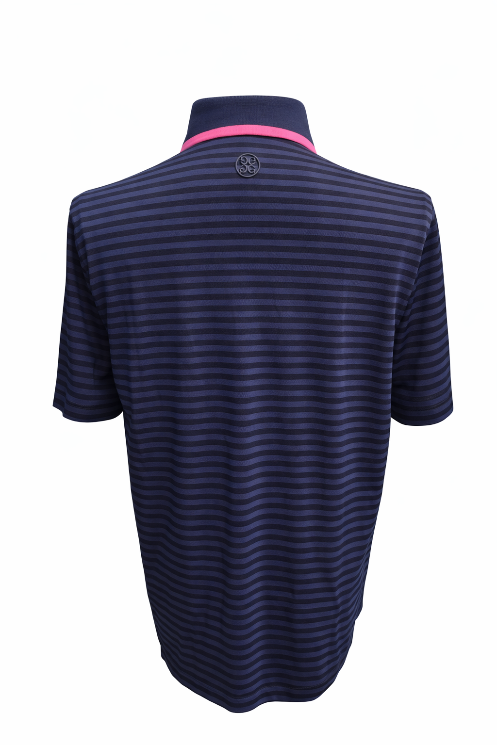 G/FORE Men's Stripe Jersey Golf Polo - Twilight - Medium - Skorzie