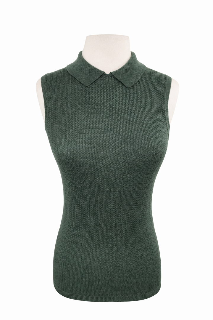 A. Putnam Women's Crochet Sleeveless Top - Jade - Small - Skorzie