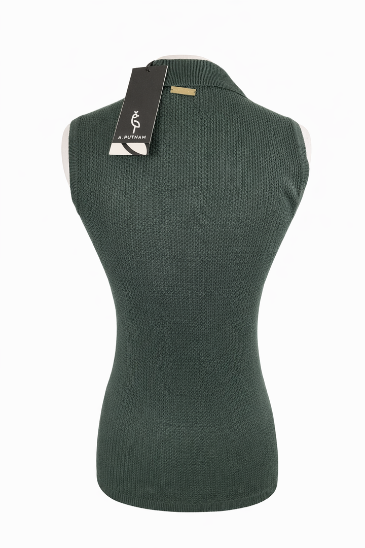A. Putnam Women's Crochet Sleeveless Top - Jade - Small - Skorzie