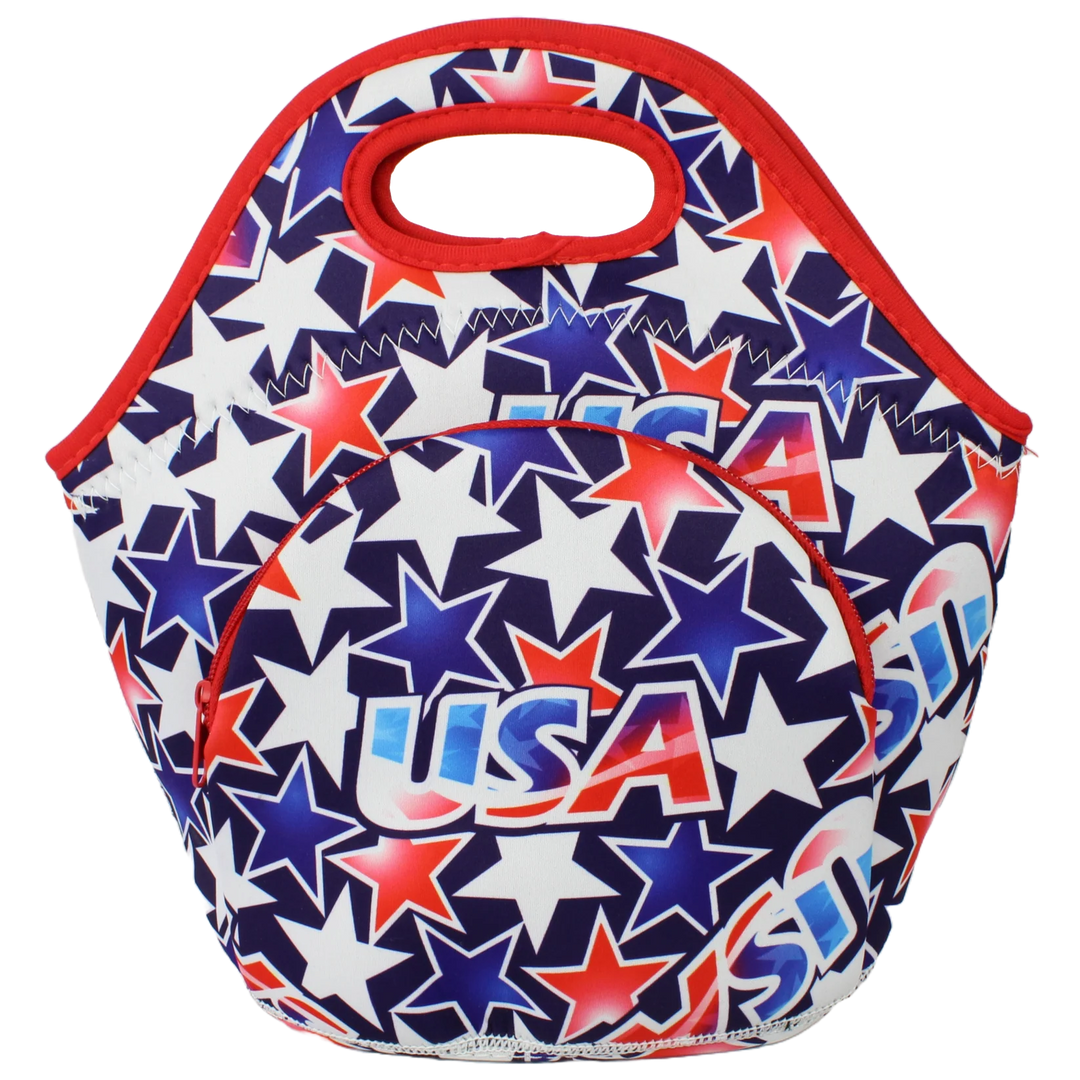 Best Of Golf America Neoprene Lunch Bag - USA Stars