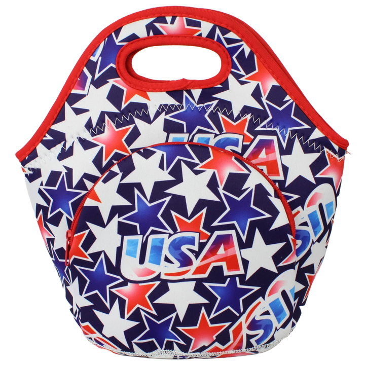 Best Of Golf America Neoprene Lunch Bag - USA Stars