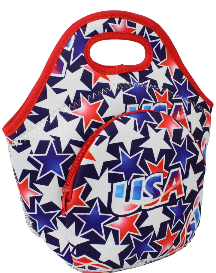 Best Of Golf America Neoprene Lunch Bag - USA Stars