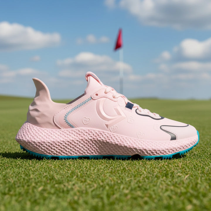 G/FORE Womens MG4X2 Heart Hybrid Cross Training Golf Shoes - Blush/Venetian