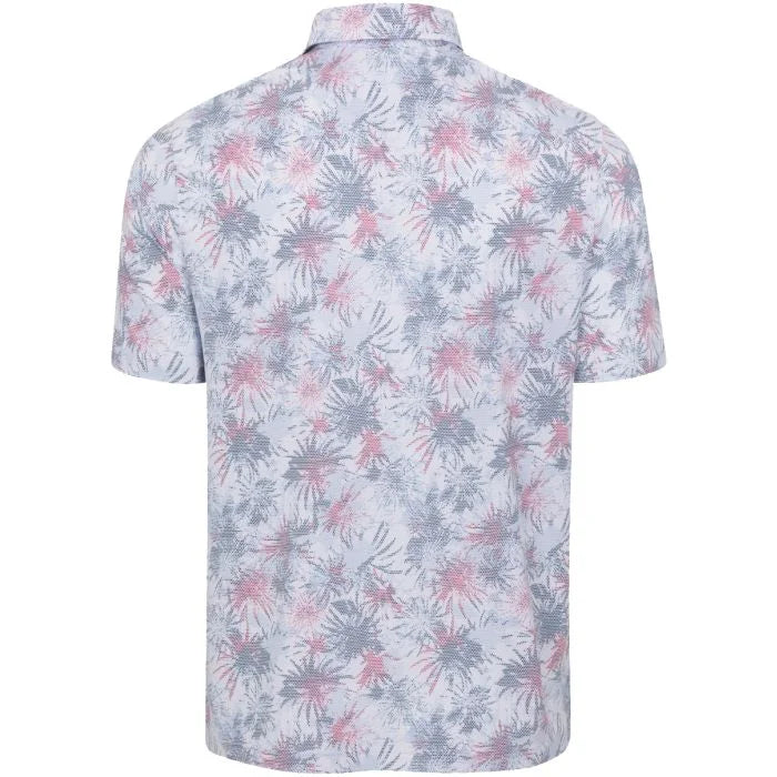 Greg Norman Stretch Mesh Celebration Polo - White