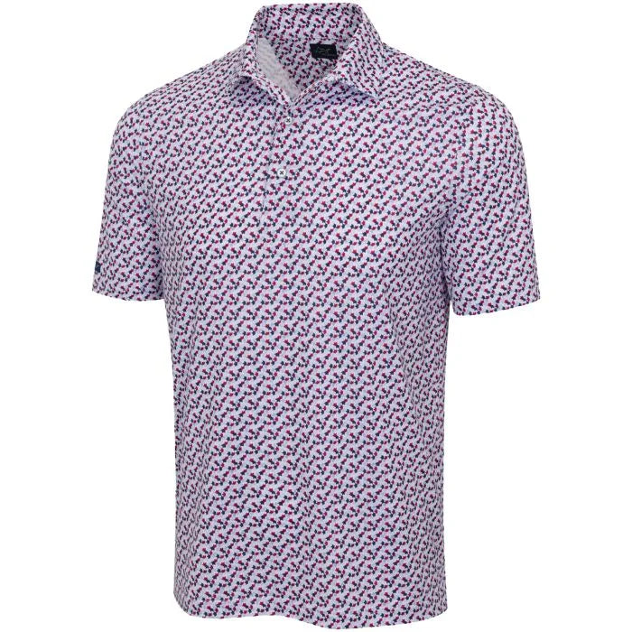 Greg Norman Stretch Mesh Champions Crown Polo