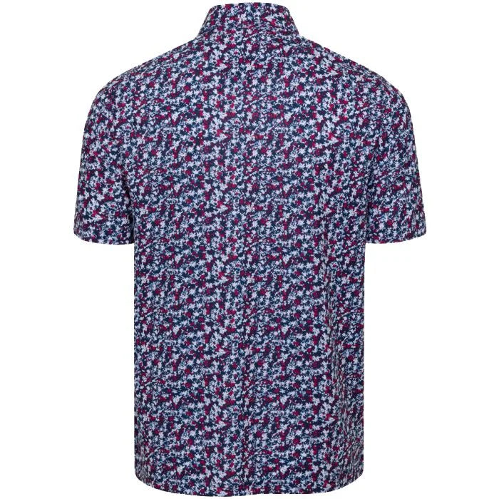 Greg Norman Stretch Mesh Prestige Polo - Navy