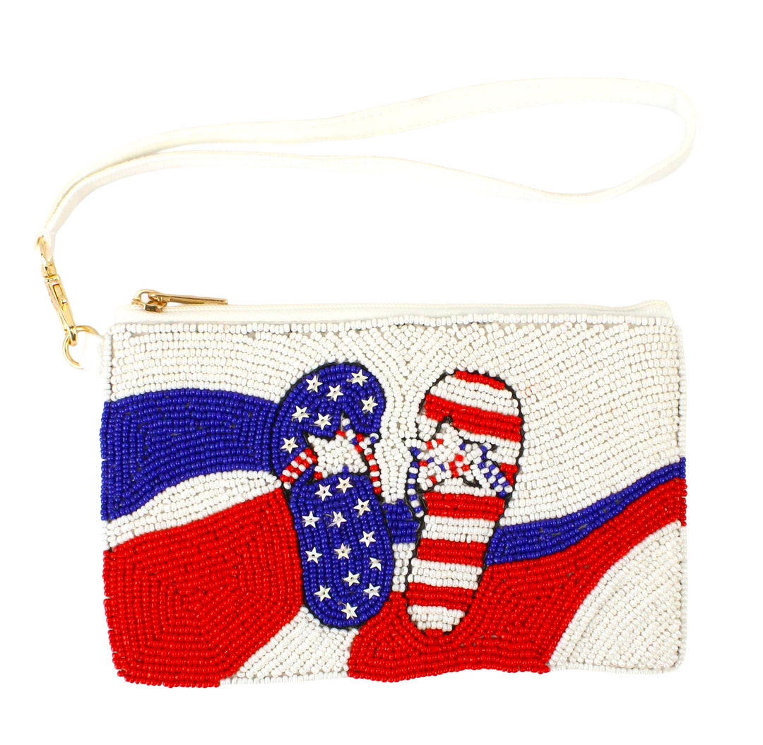 Best Of Golf America Beadie Wristlet - USA Sandals