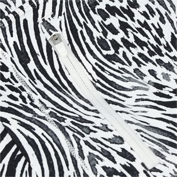 IBKUL Womens Alena Print Straight Skort - Black/White