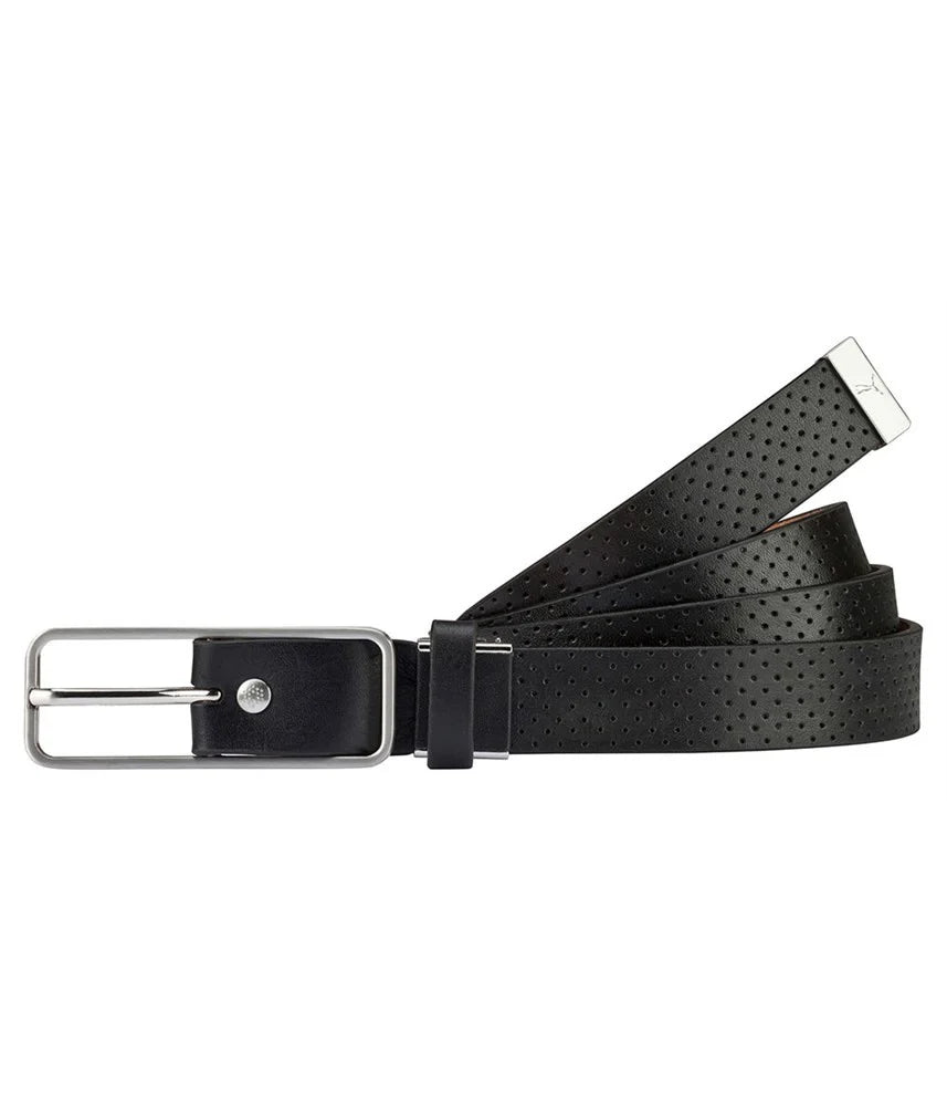Puma Black Leather Belt- Medium - Skorzie