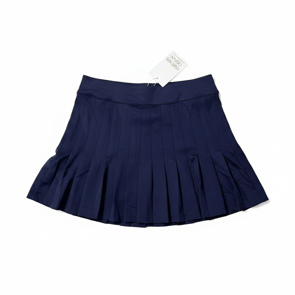 Smith & Quinn Womens Gwen Pleated Skort (15') - Navy