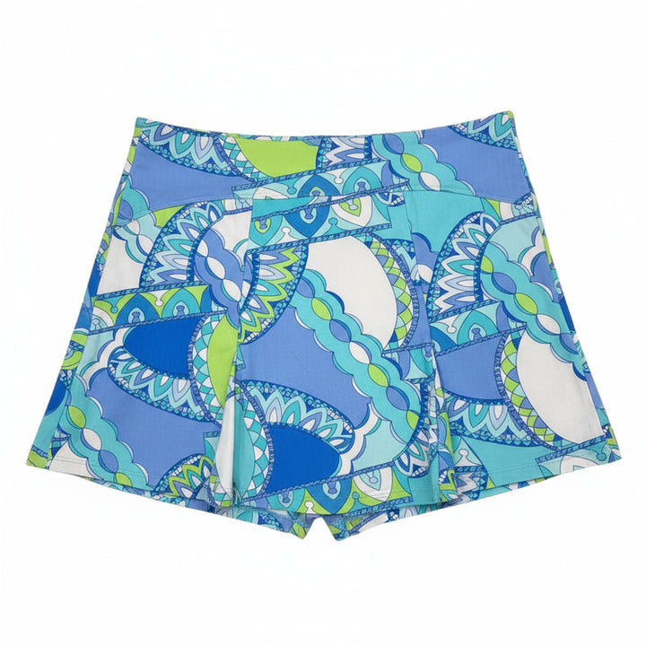 G-Lifestyle Womens Monte Carlo Skort (16') - Aqua/Peri