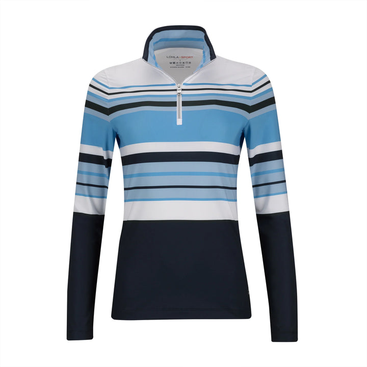 Lohla Sport The Chloe Striped Top - Navy