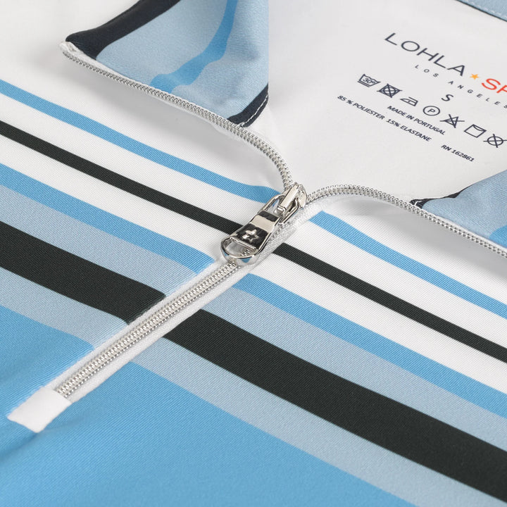 Lohla Sport The Chloe Striped Top - Navy