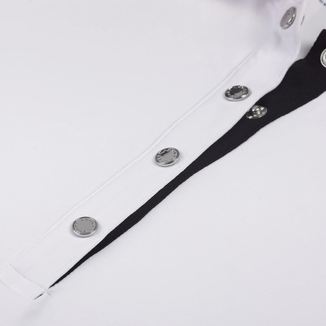 Lohla Sport The Snappy Short Sleeve Top - White - Skorzie