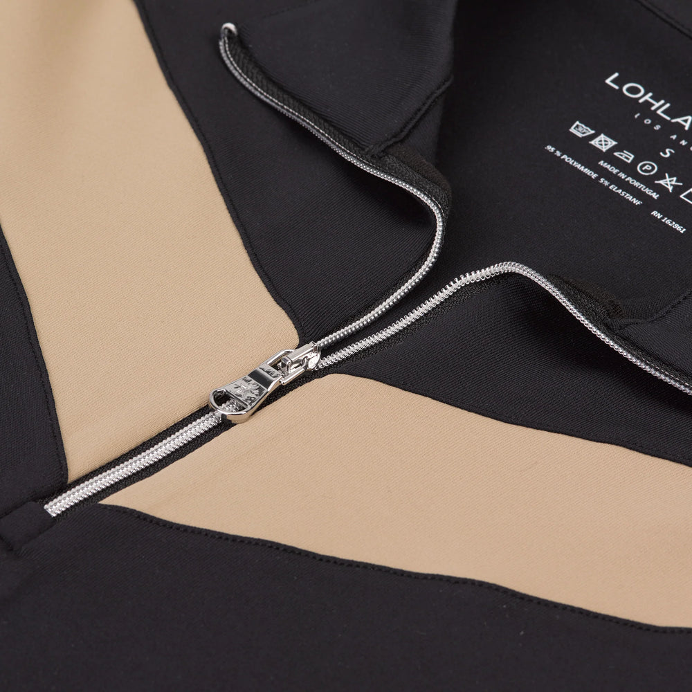 Lohla Sport The Carrie Short Sleeve Top - Black - Skorzie