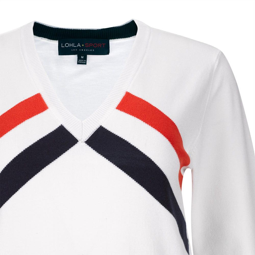 Lohla Sport - The Celine Sweater - White - Skorzie