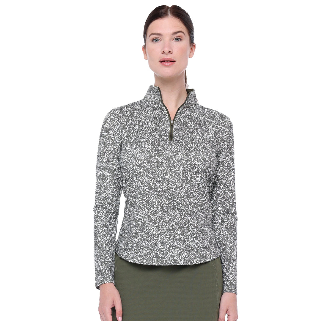 Belyn Key Sadie Mock Long Sleeve - SGT Pepper Texture - Skorzie