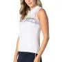 Lucky in Love-Between The Lines Zip Tank- White- Small - Skorzie