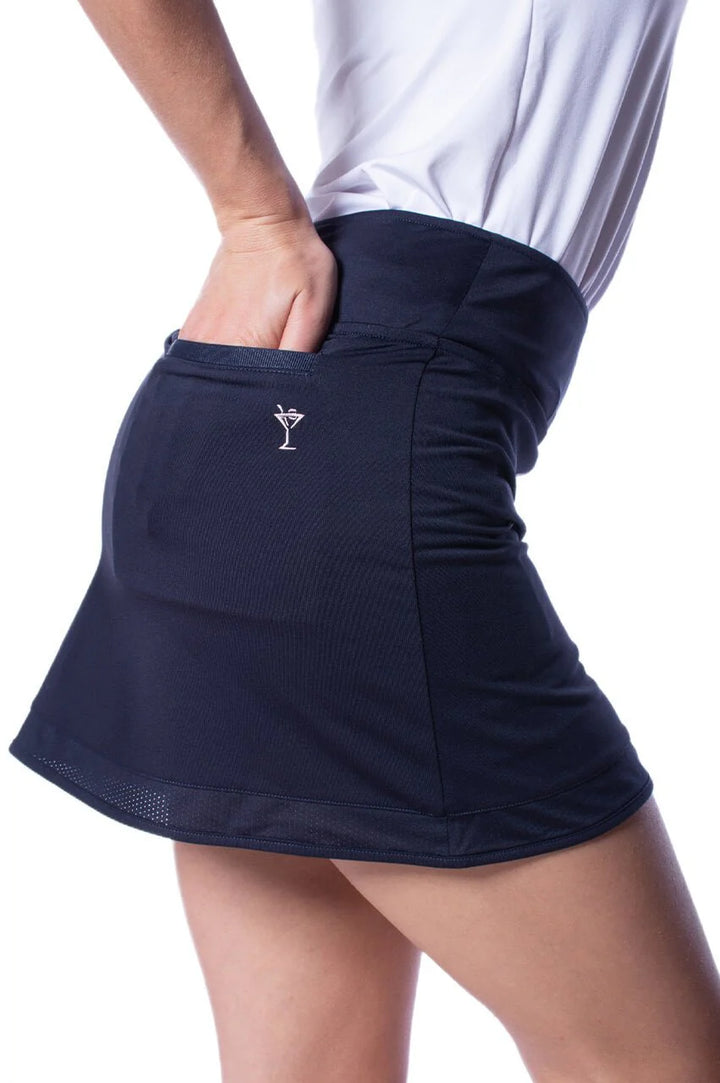Golftini 16.5" Adventure A-Line Skort - Navy - Skorzie