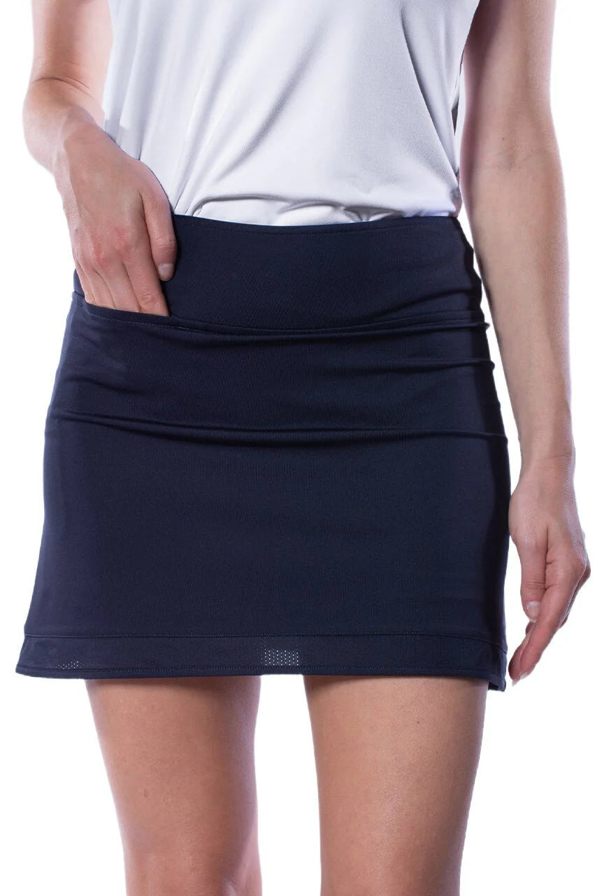 Golftini 16.5" Adventure A-Line Skort - Navy - Skorzie