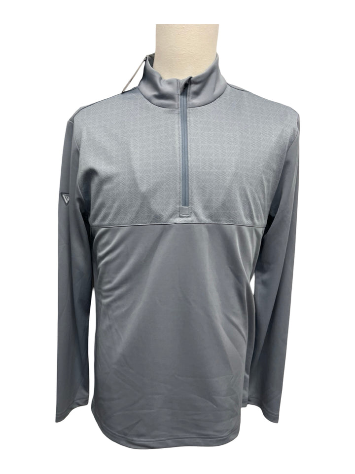 Mens Levelwear Truth 1/4 Zip Pullover - Gray - Medium (FINAL SALE ITEM)