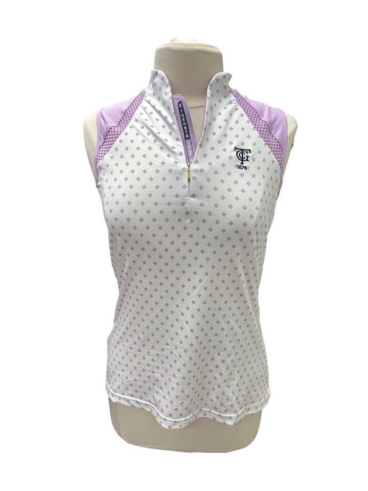 Levelwear Charm Golf Tank - Purple/White - Small - NWT (FINAL SALE ITEM)