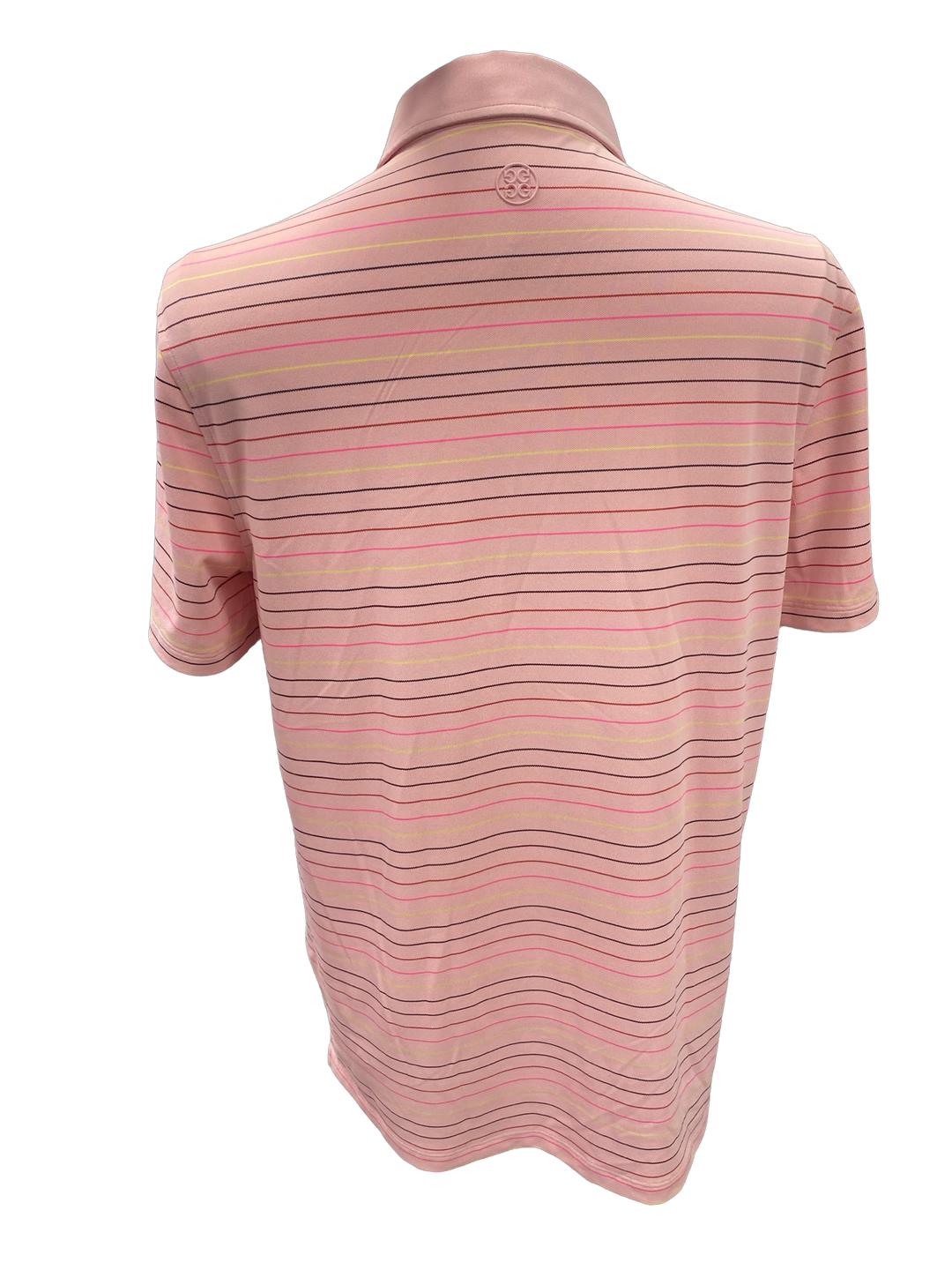 G/FORE MEN'S MULTI STRIPE TECH PIQUÉ POLO- MEDIUM