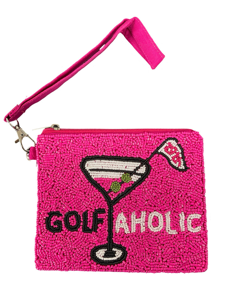 Best Of Golf America Beadie Wristlet- Golf Aholic