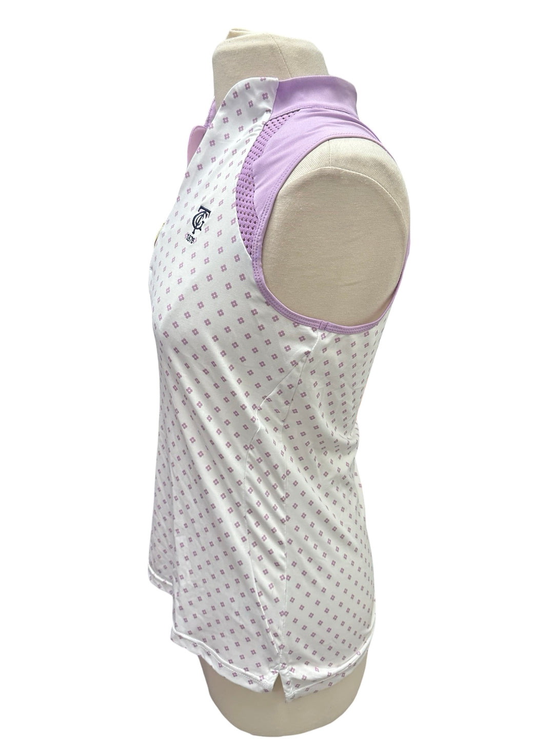 Levelwear Charm Golf Tank - Purple/White - Small - NWT (FINAL SALE ITEM)