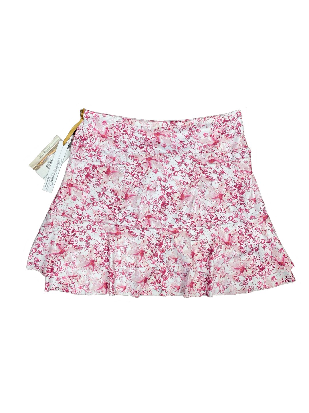 Denise Cronwall Meadow Mid Print Skort